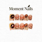 【纯手工实拍】冰透焦糖色短款美甲成品纯色穿戴甲无折痕显手白可