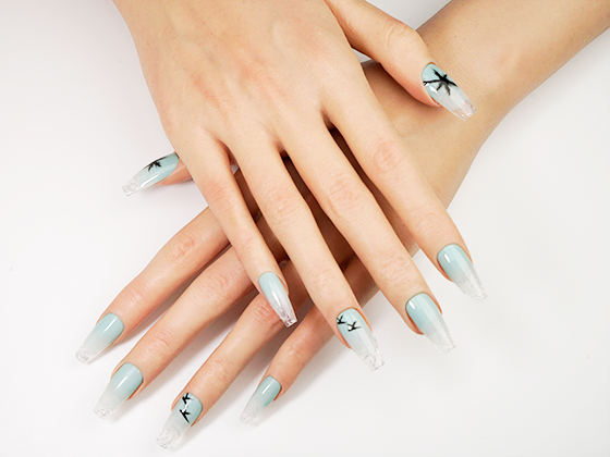 艺禾圣诞节红色新年礼盒纯手工穿戴甲立体圣诞老人轻奢气质长款甲